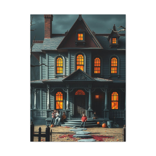 Haunted House Art Refined Canvas Wall Art & Canvas Print