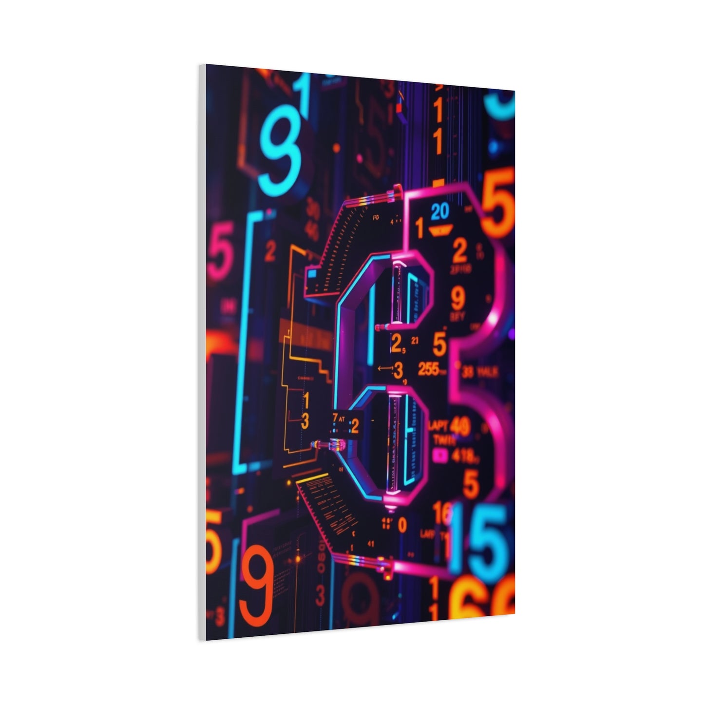 Elite Numbers Art Vision Wall Art & Canvas Print