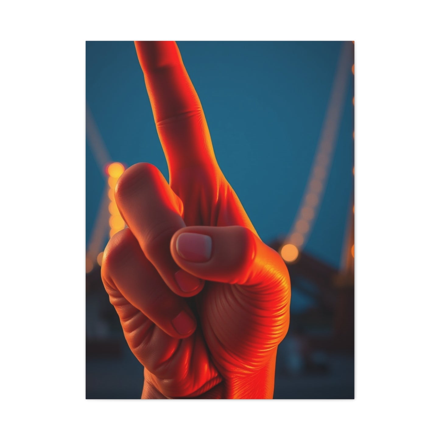 Peace Sign Art Luxury Canvas Wall Art & Canvas Print