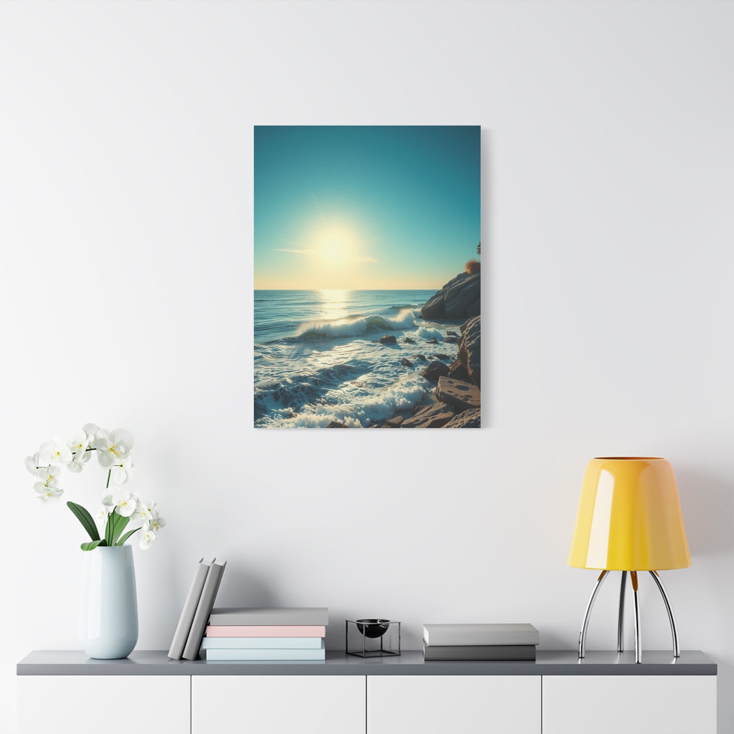 Azure Tides Masterpiece Wall Art & Canvas Print