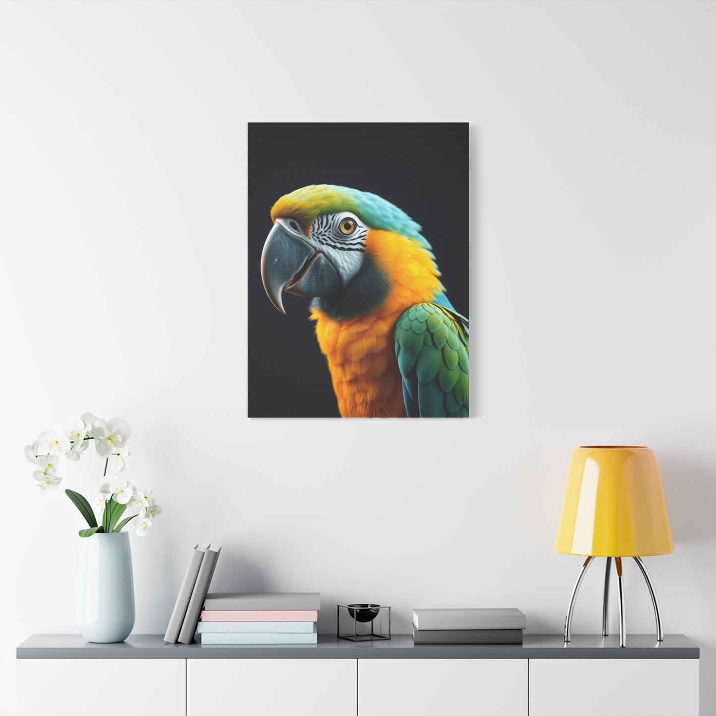 Masterpiece Parrot Art Vision Wall Art & Canvas Print