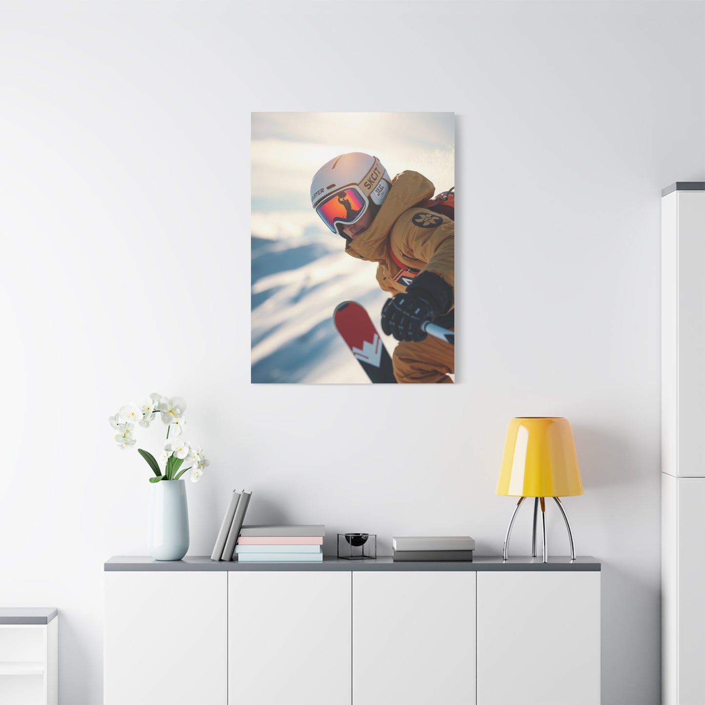 Elite Skiing Art Vision Wall Art & Canvas Print