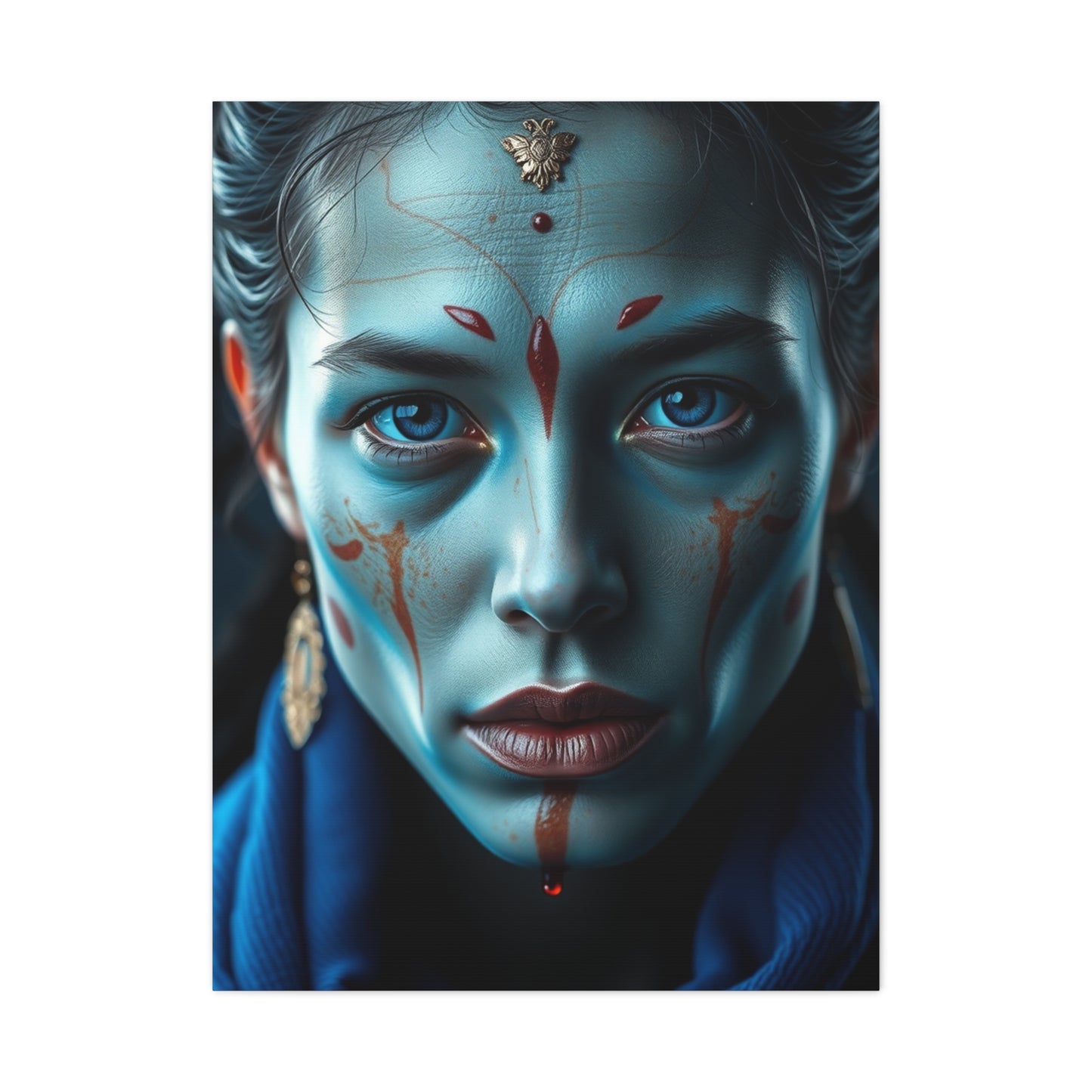 Prussian Depths Canvas Wall Art & Canvas Print