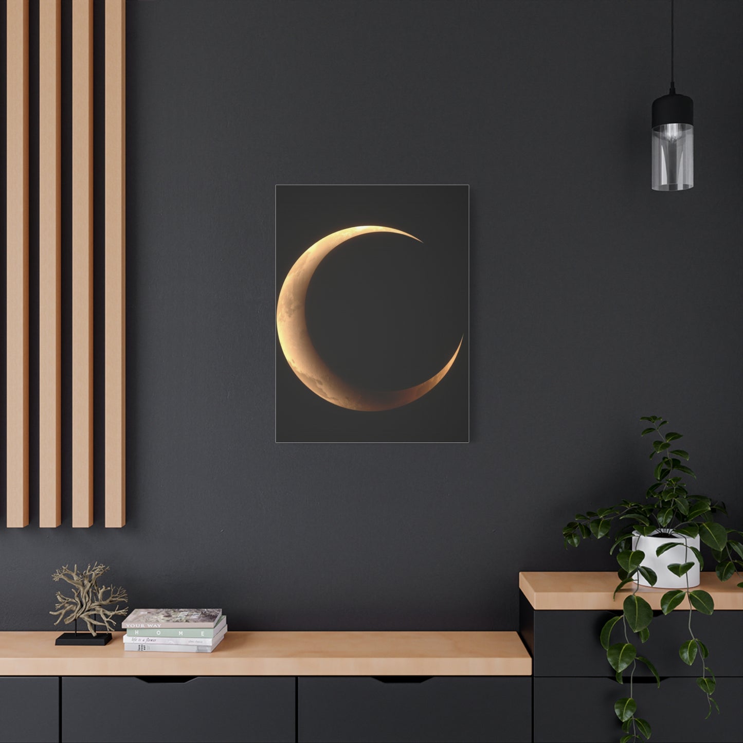 Masterpiece Crescent Moon Art Vision Wall Art & Canvas Print