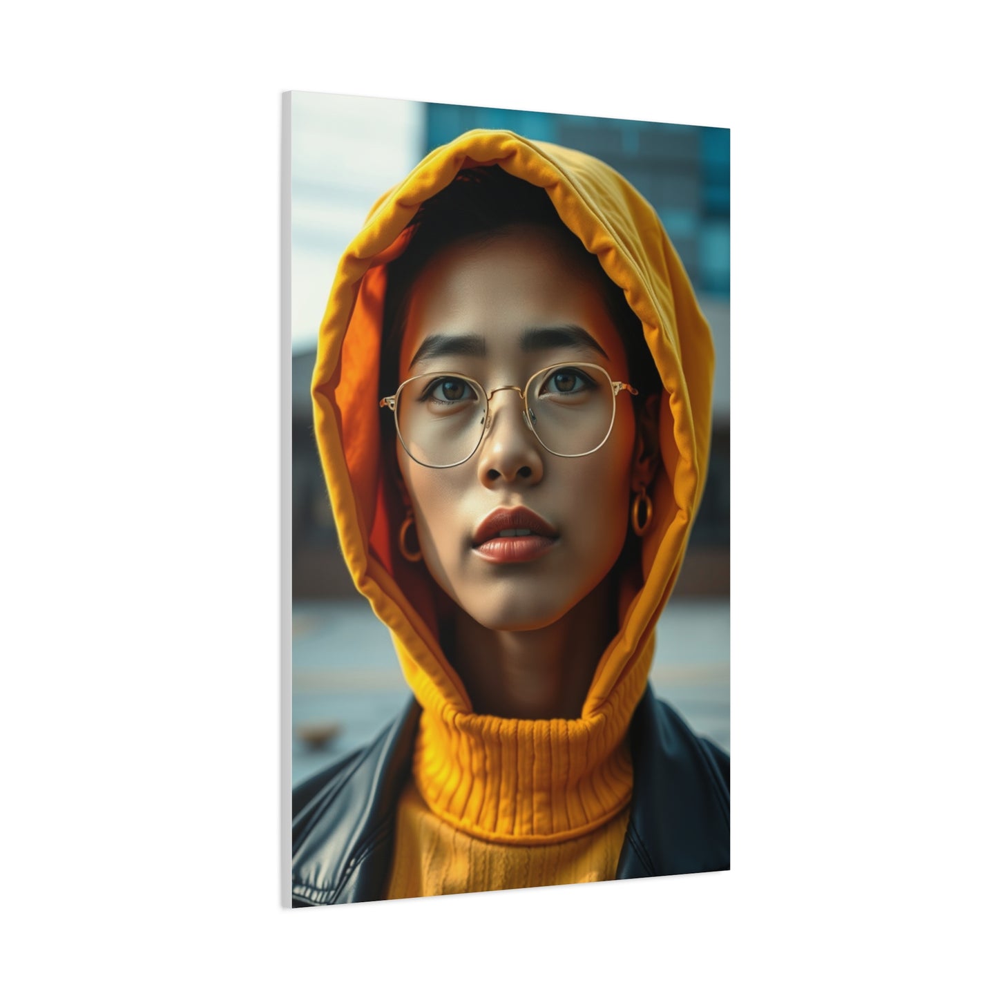 Lustrous Marigold Mural Wall Art & Canvas Print