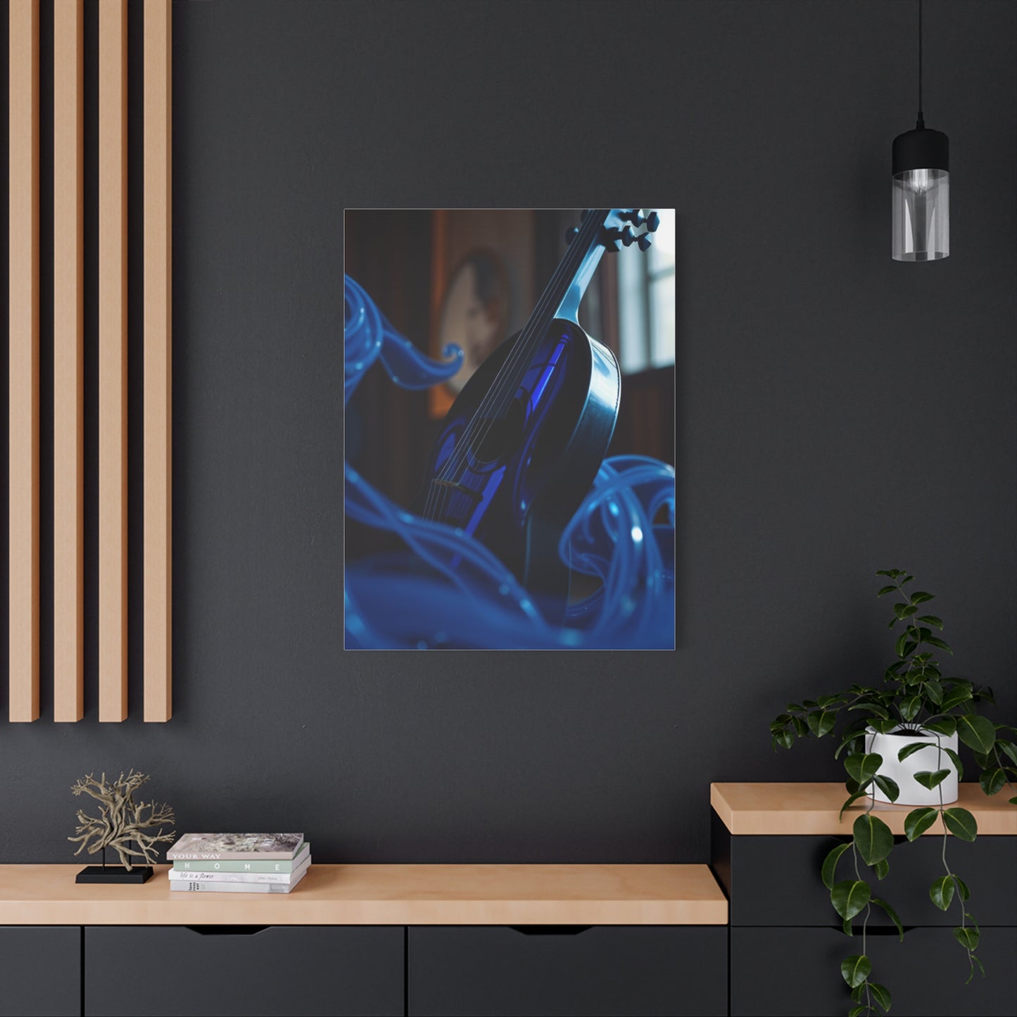 Blue Music Art Refined Canvas Wall Art & Canvas Print