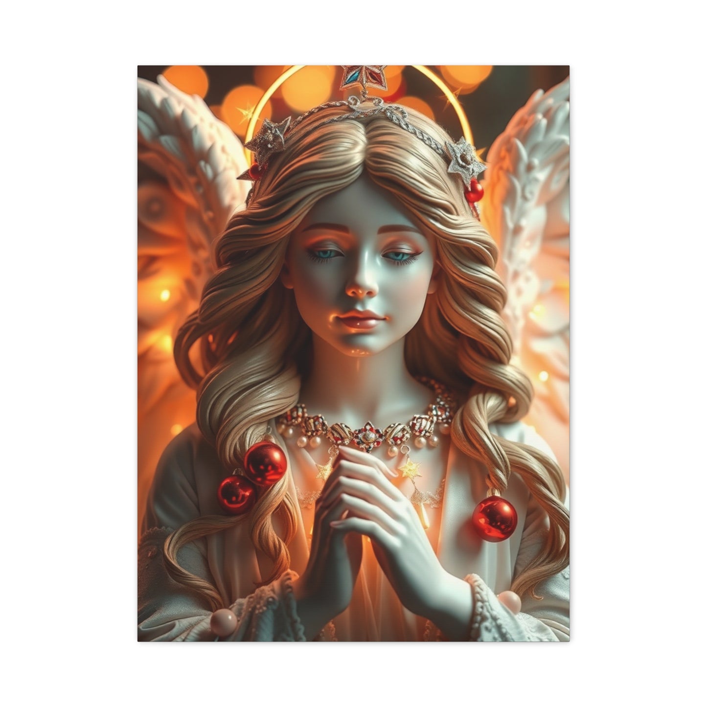Masterpiece Christmas Angel Art Vision Wall Art & Canvas Print