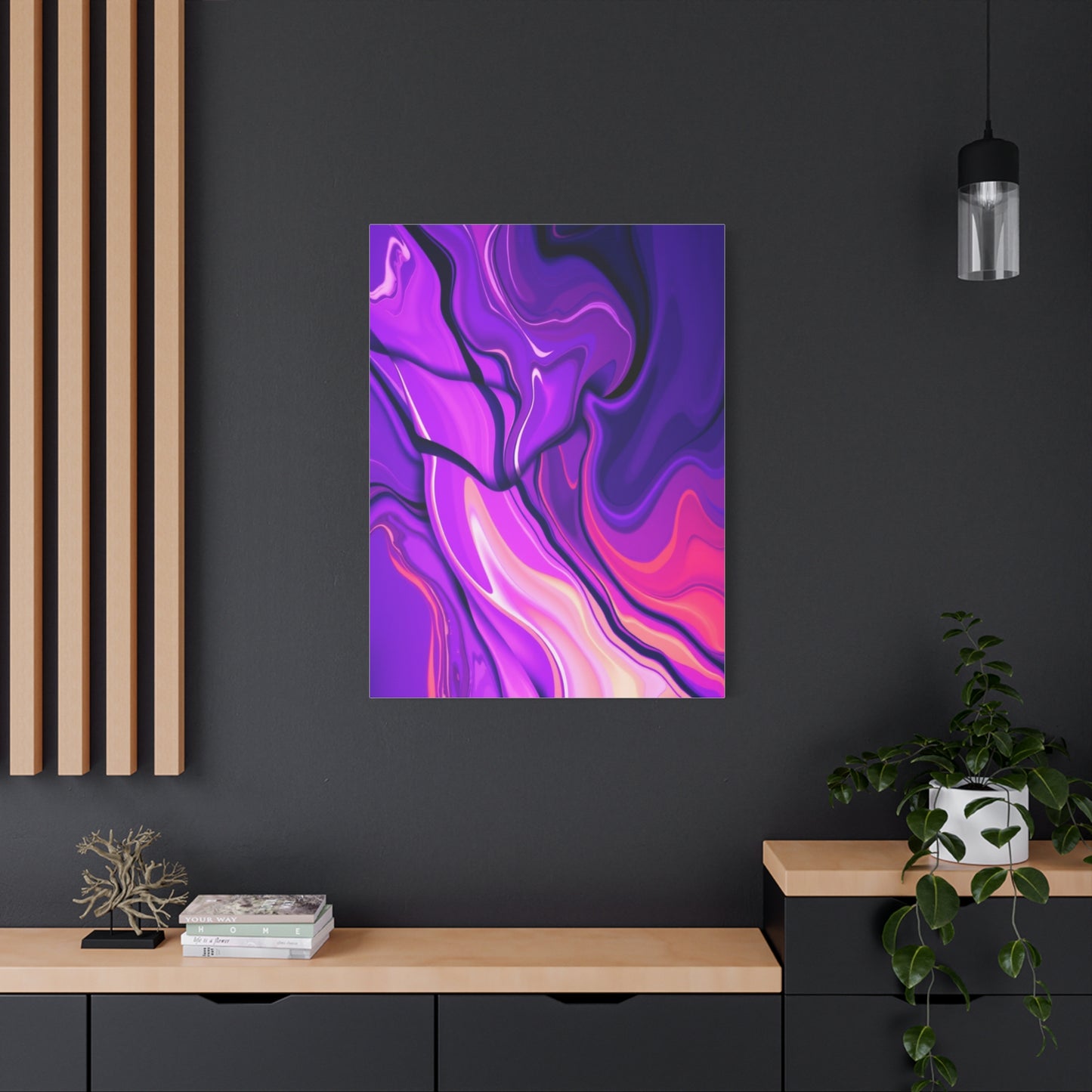 Indigo Dreamscape Painting wall art & canvas print