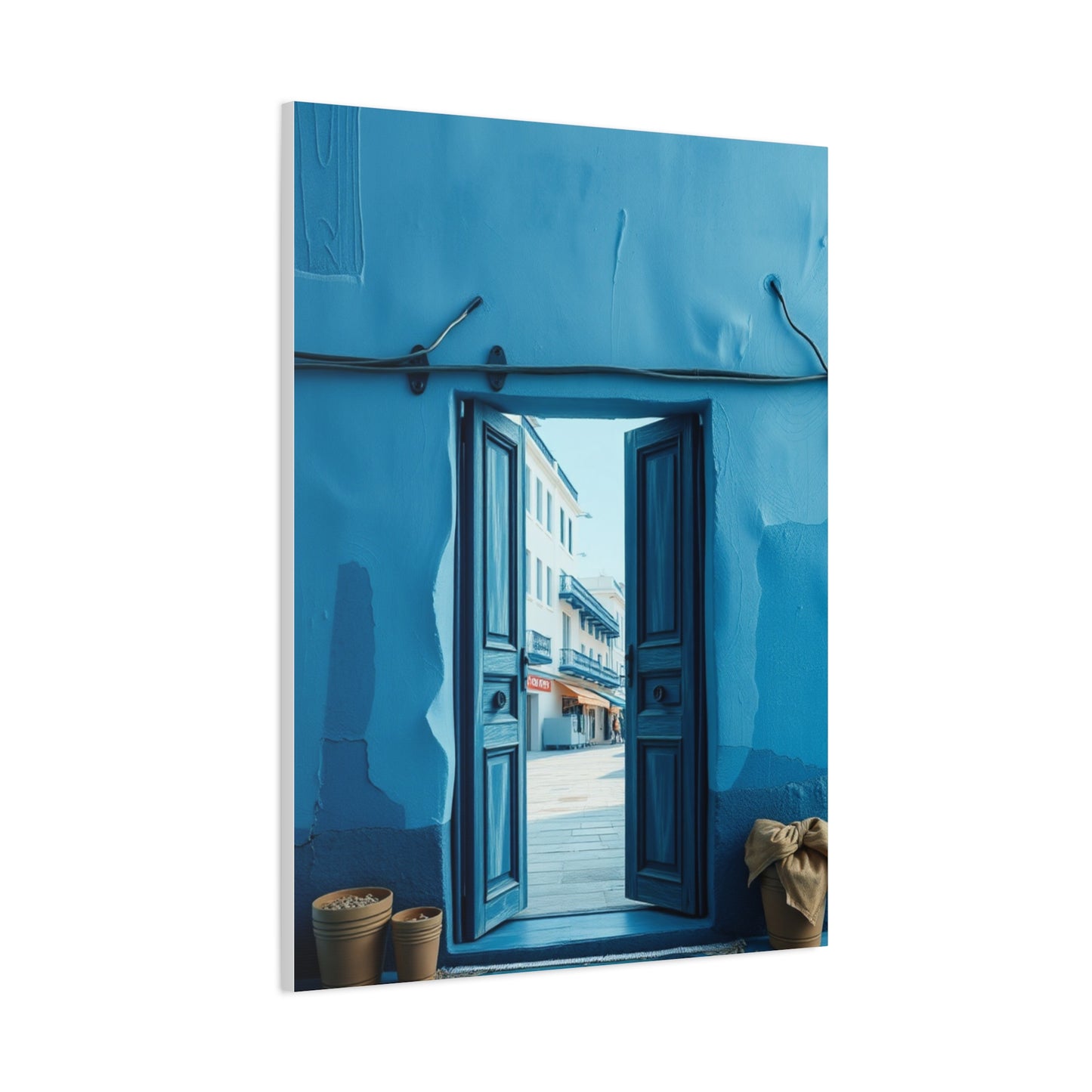 Blue and White Art Supreme Gallery Wall Art & Canvas Print