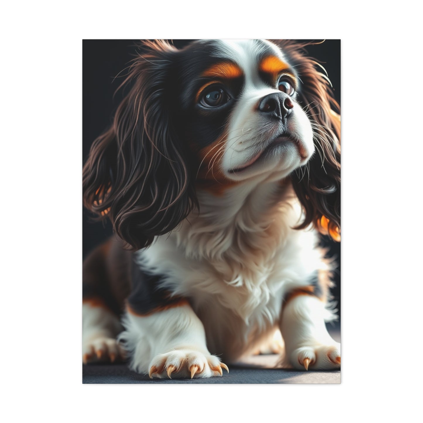 Cavalier King Charles Spaniels Art Luxury Canvas Wall Art & Canvas Print