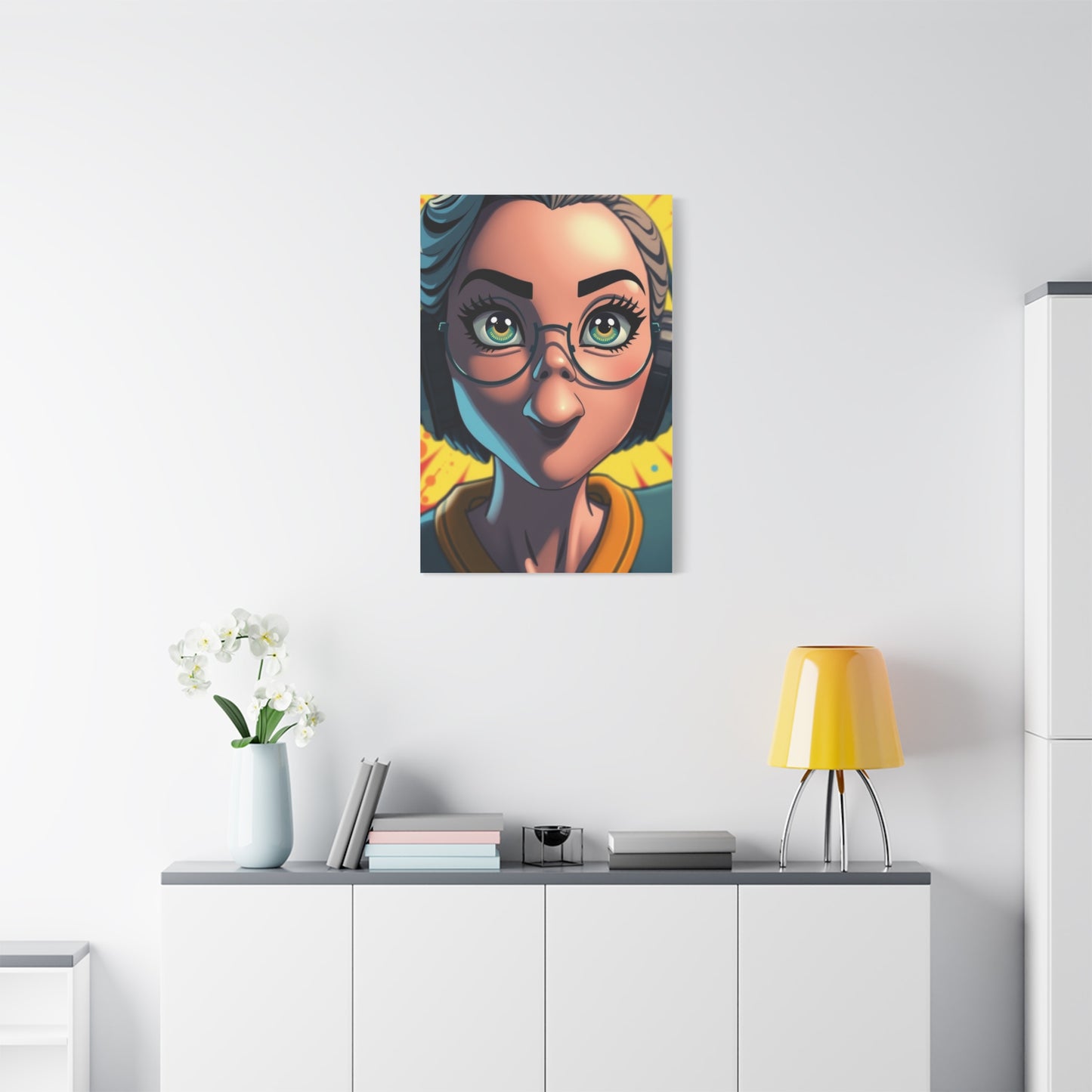 Stylish Vibrant Display Wall Art & Canvas Print