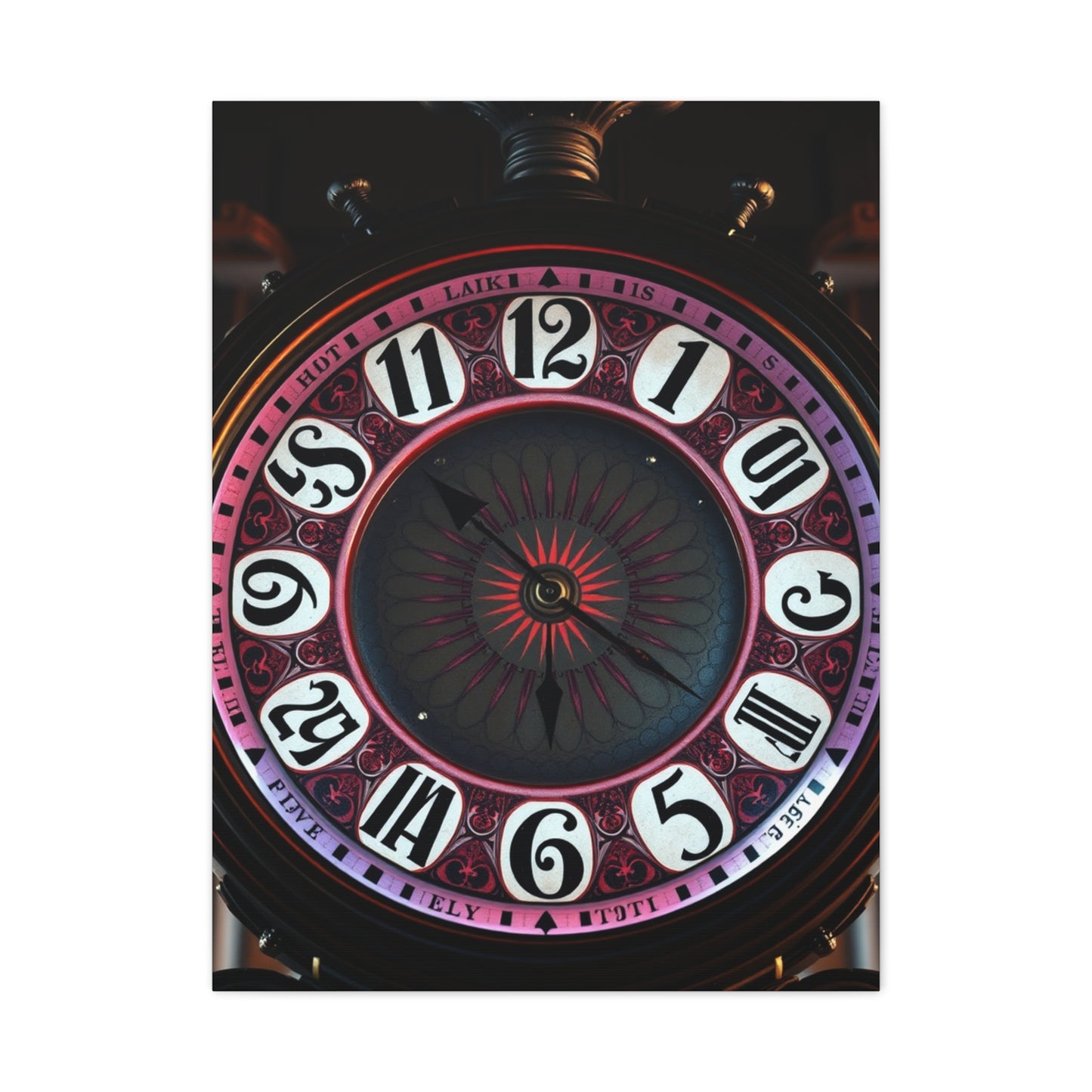 Vision Clock Art Art Wall Art & Canvas Print