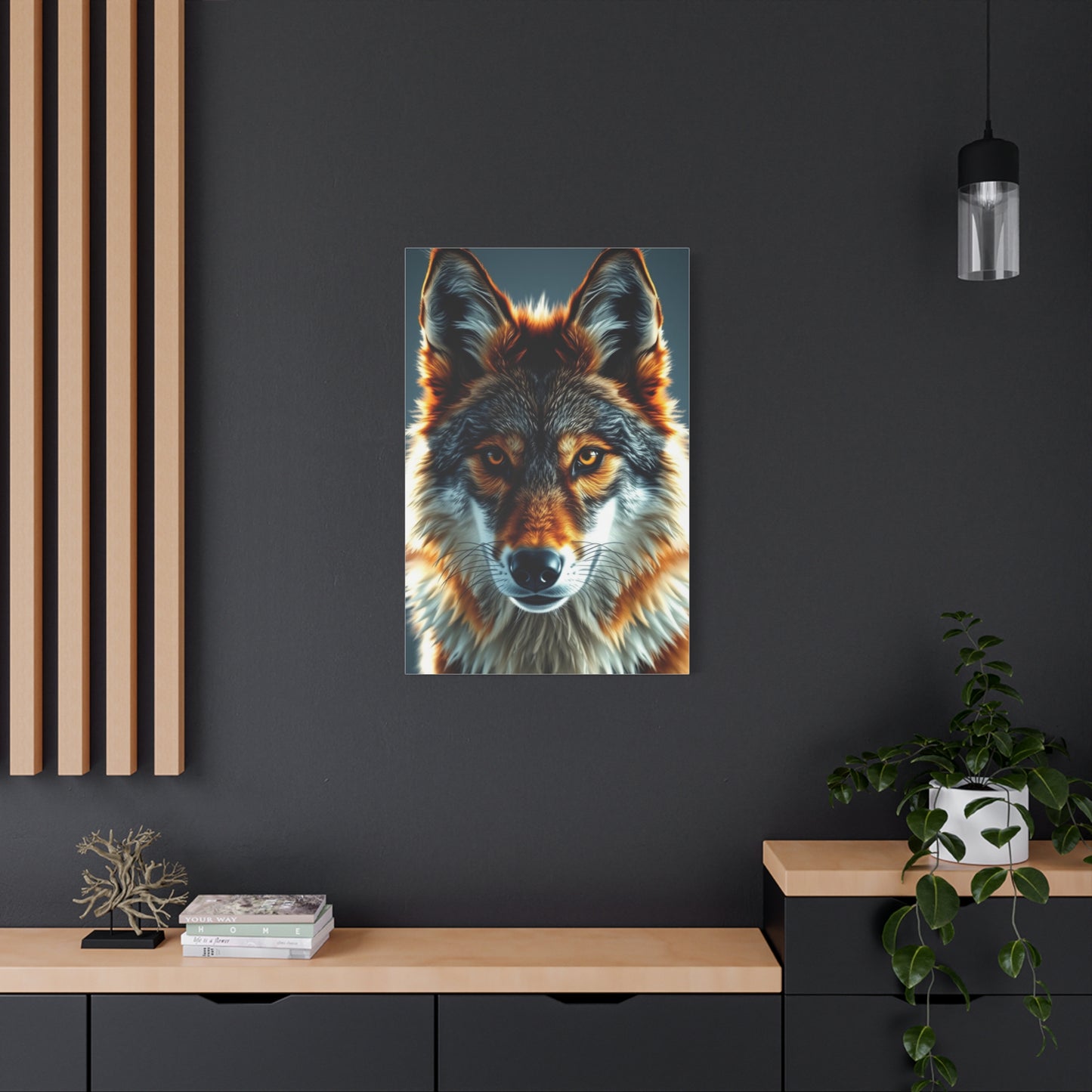 Vision Coyote Art Art Wall Art & Canvas Print