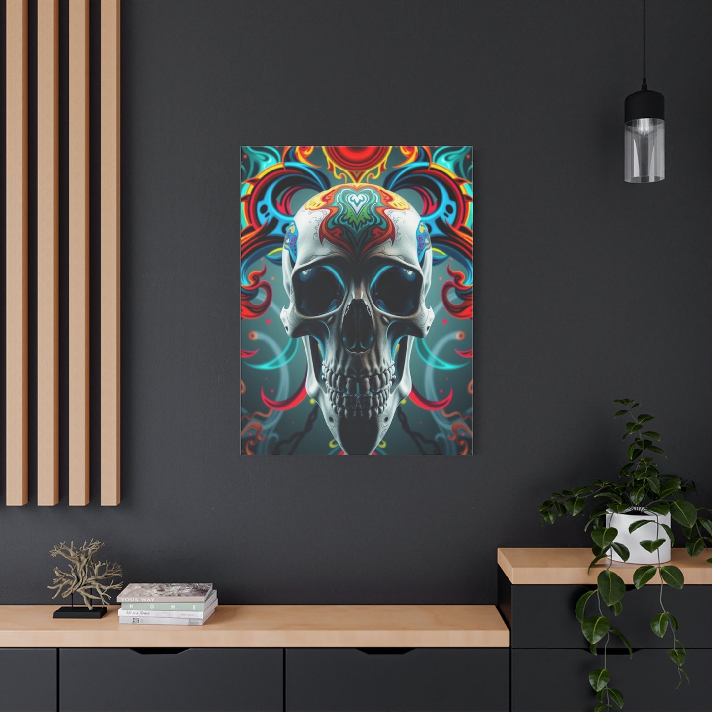 Collection 3D Trippy Skull Art By Ali Gulec Art Art Wall Art & Canvas Print