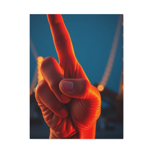 Peace Sign Art Luxury Canvas Wall Art & Canvas Print