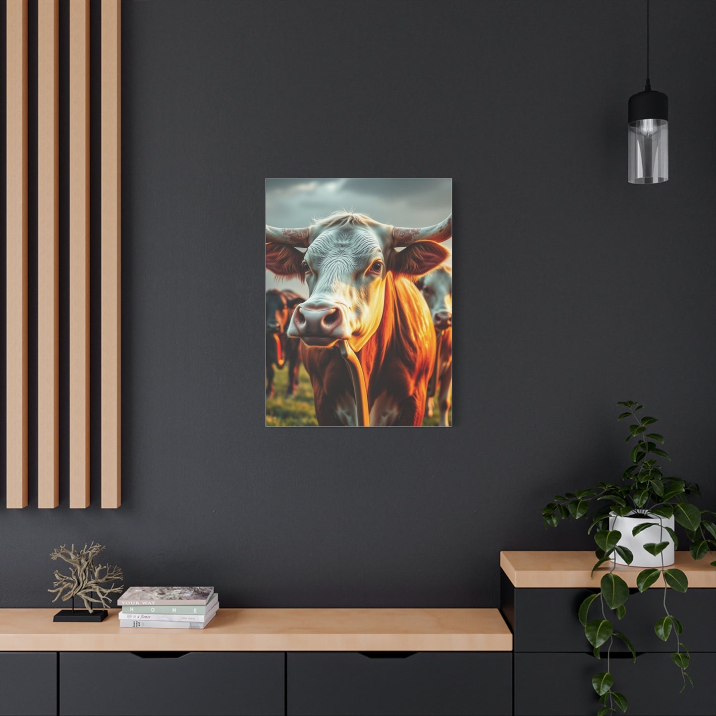 Aristocratic Bovines Masterpiece Wall Art & Canvas Print