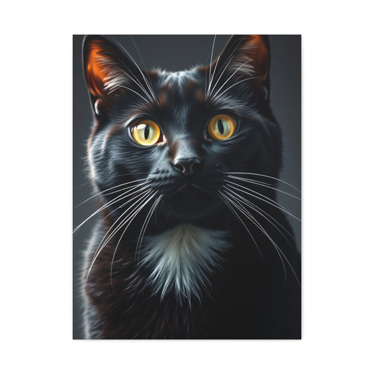 Supreme Tuxedo Cat Art Collection Wall Art & Canvas Print