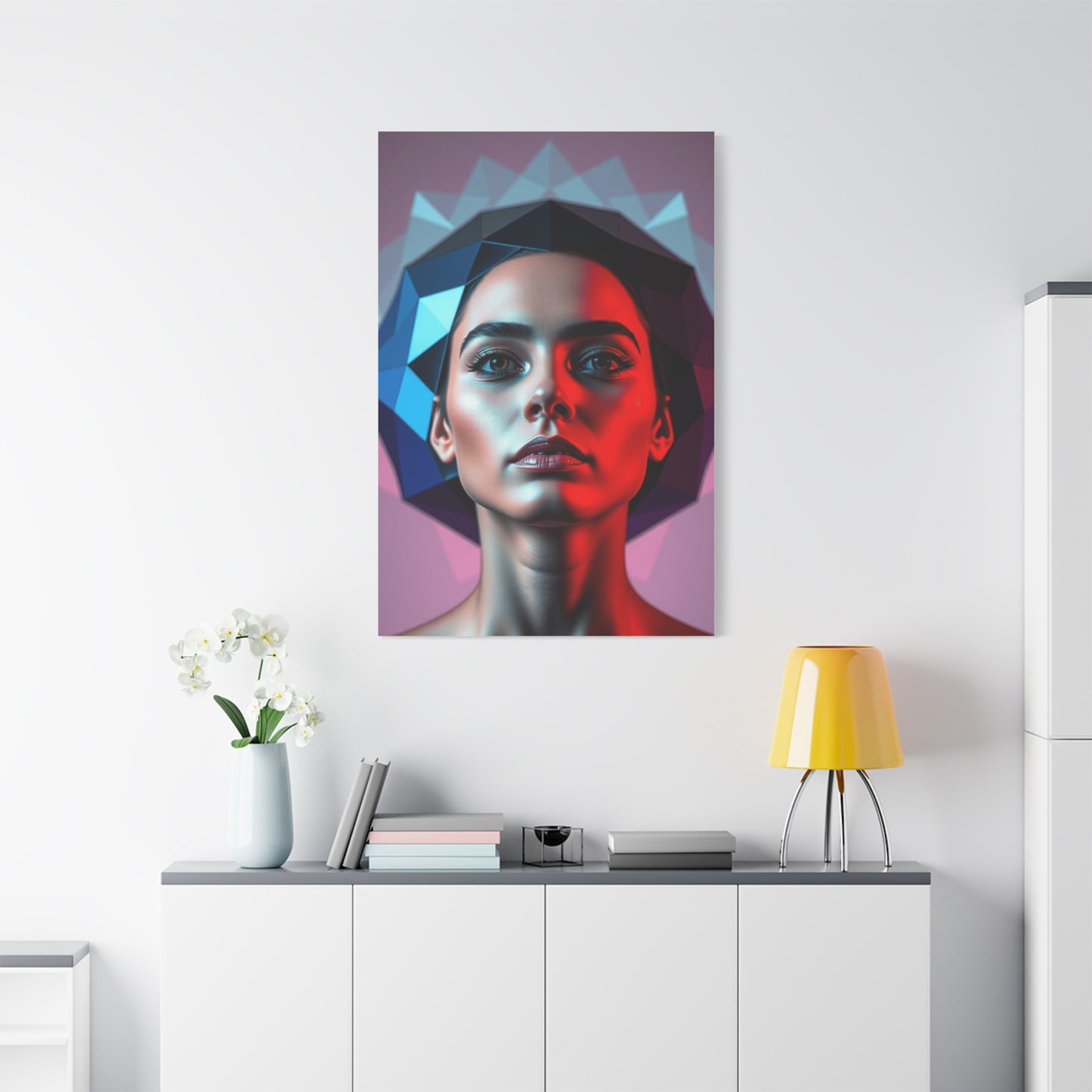 Celestial Geometric Elegance Wall Art & Canvas Print