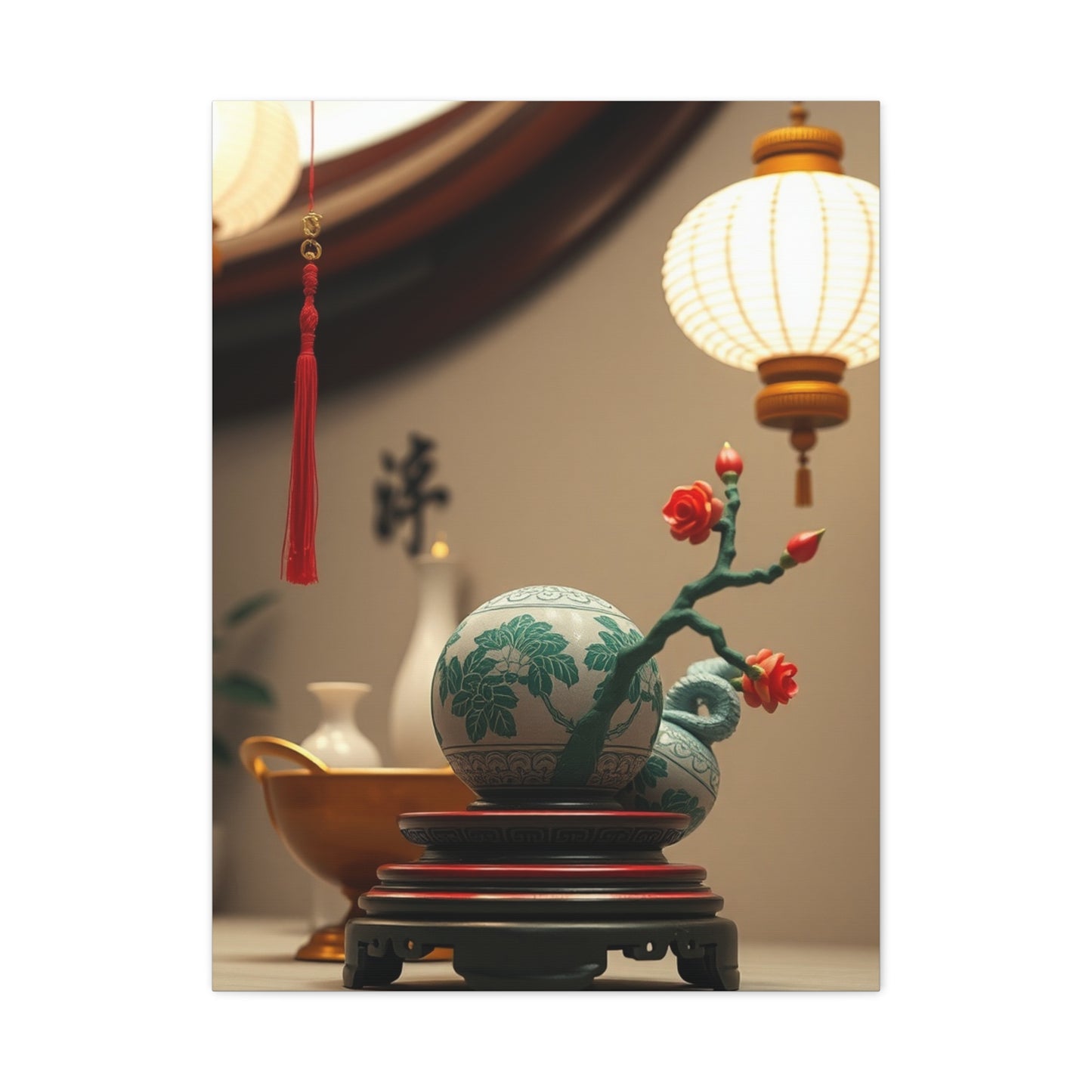 Chinese Decor Art Luxury Canvas Wall Art & Canvas Print