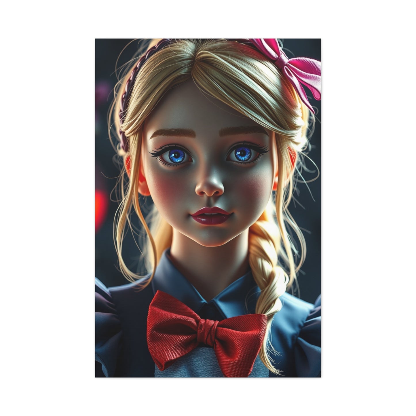 Alice In Wonderland Characters Art Supreme Canvas Wall Art & Canvas Print