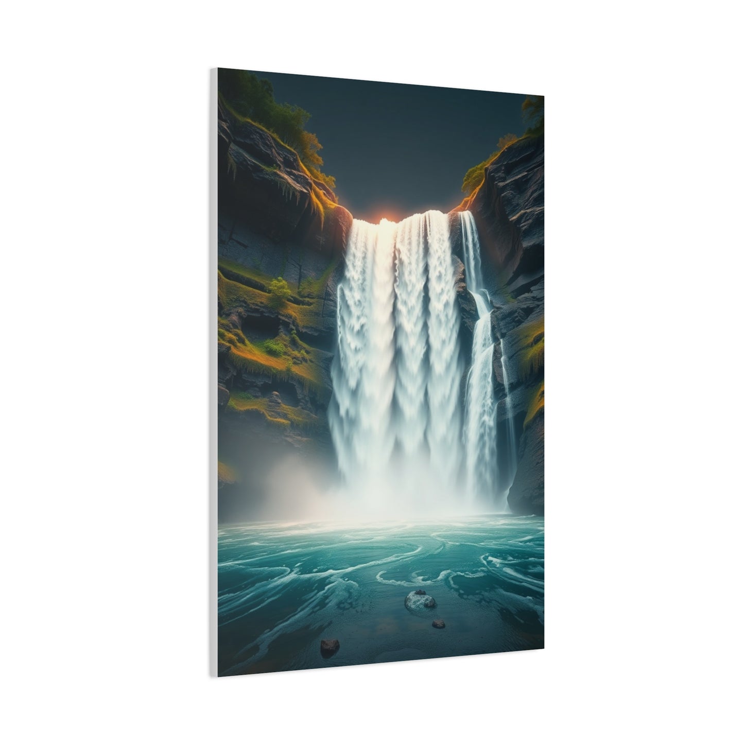 Luxe Cascade Deconstruction Wall Art & Canvas Print
