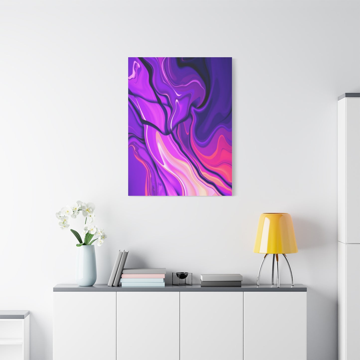 Indigo Dreamscape Painting wall art & canvas print