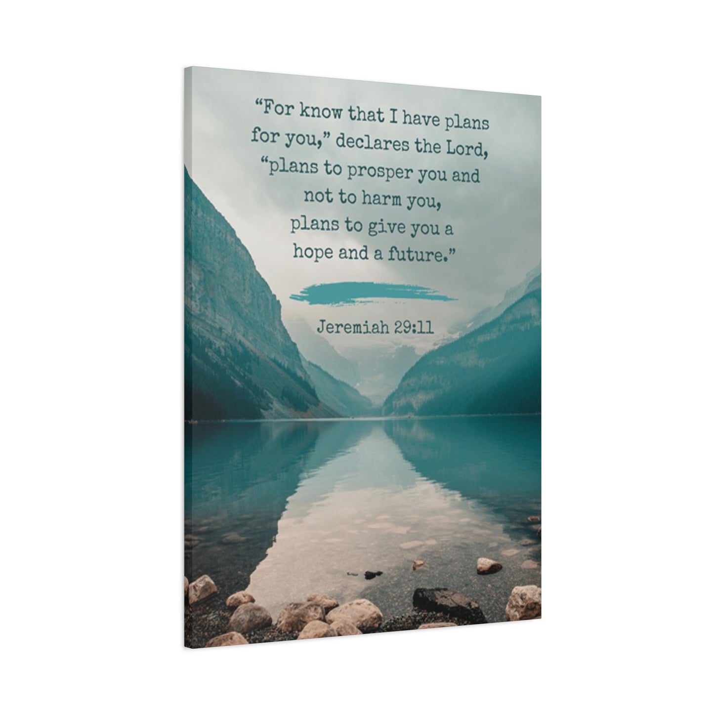 Jeremiah 29:11 Quote Poster Wall Art & Canvas Prints