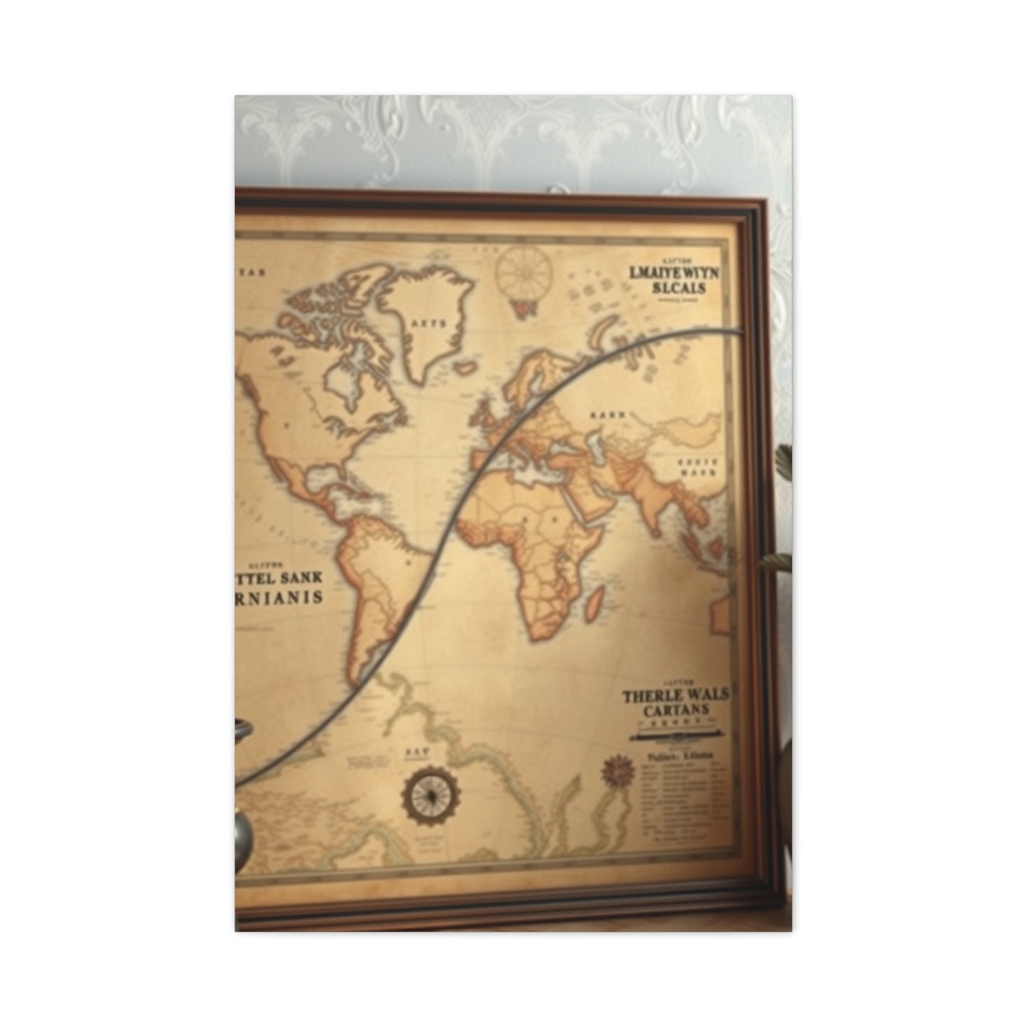 Antique Maps Art Artisan Canvas Wall Art & Canvas Print