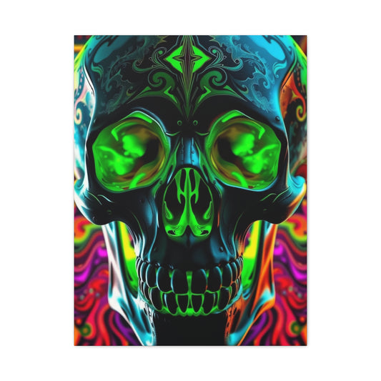 Mystic Skull Kaleidoscope Wall Art & Canvas Print