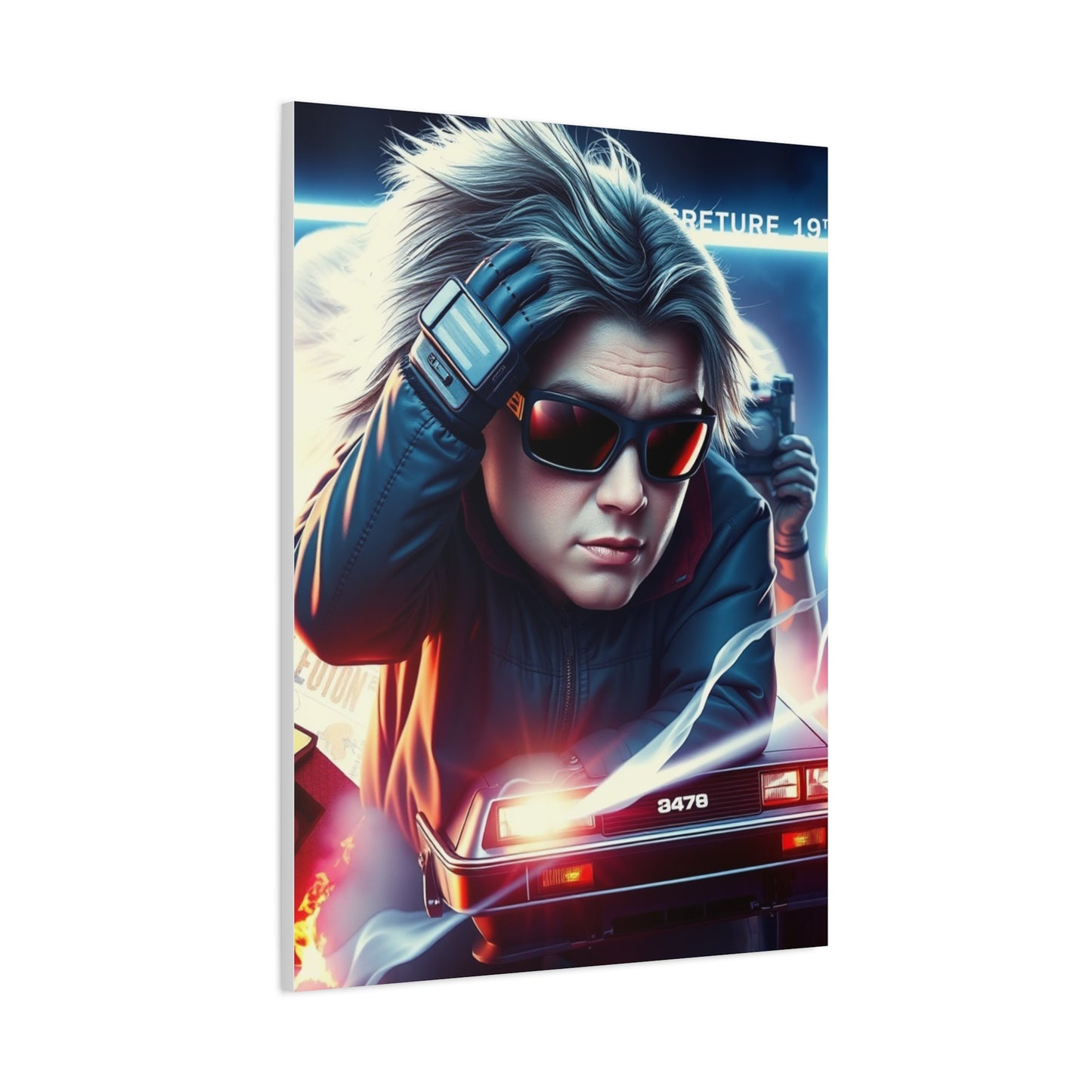 Vision Back to the Future Art Art Wall Art & Canvas Print