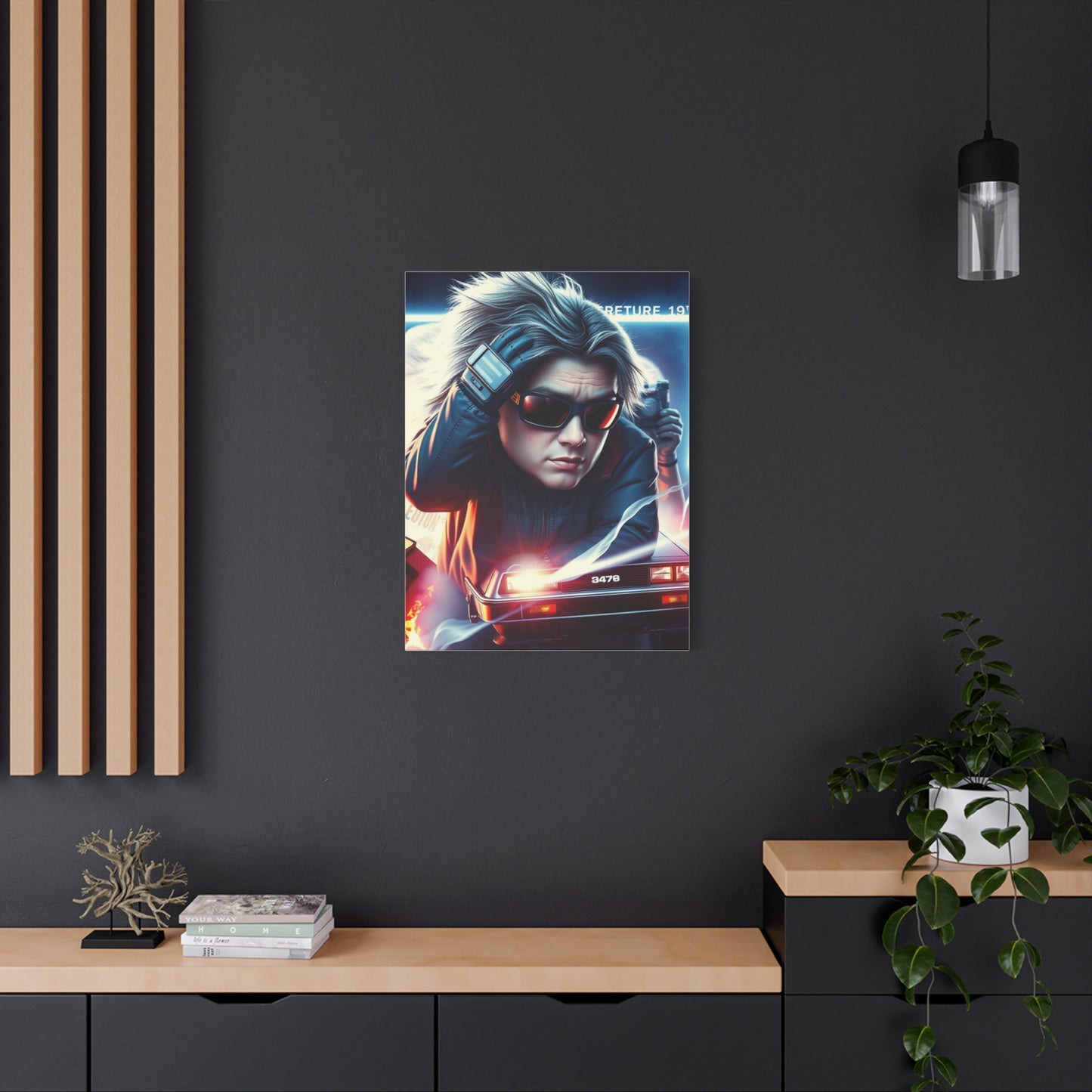 Vision Back to the Future Art Art Wall Art & Canvas Print