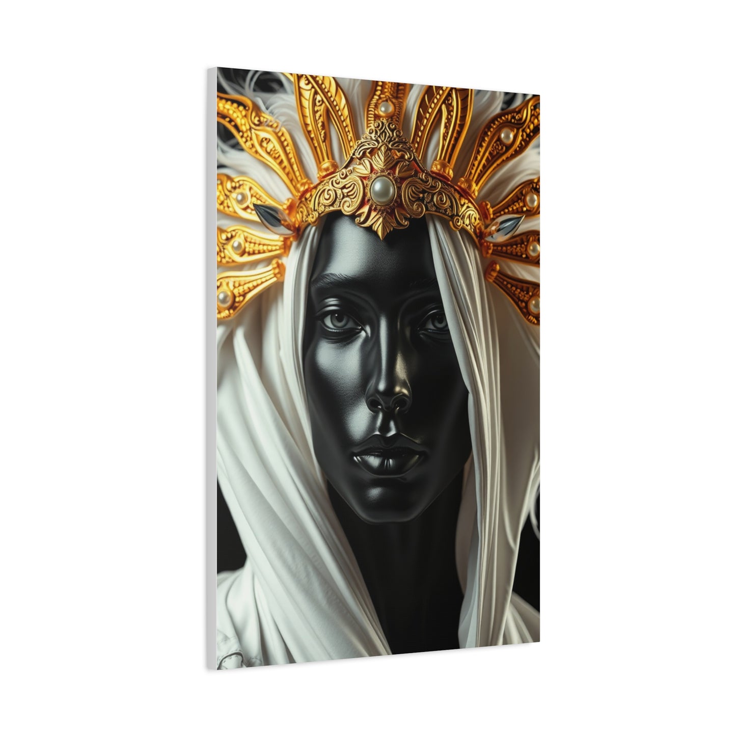 Supreme Black White and Gold Art Collection Wall Art & Canvas Print