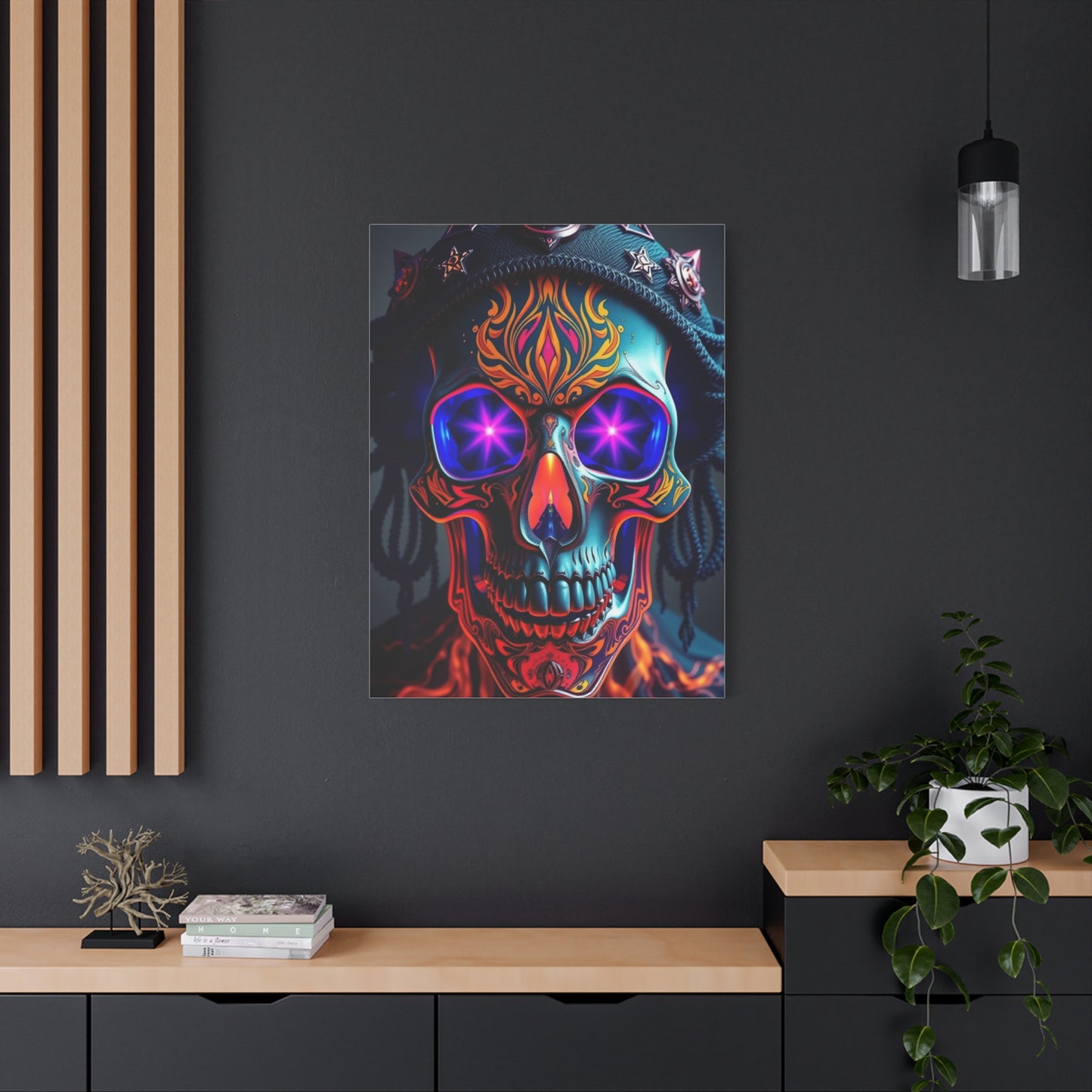 Radiant Skull Tableau Wall Art & Canvas Print