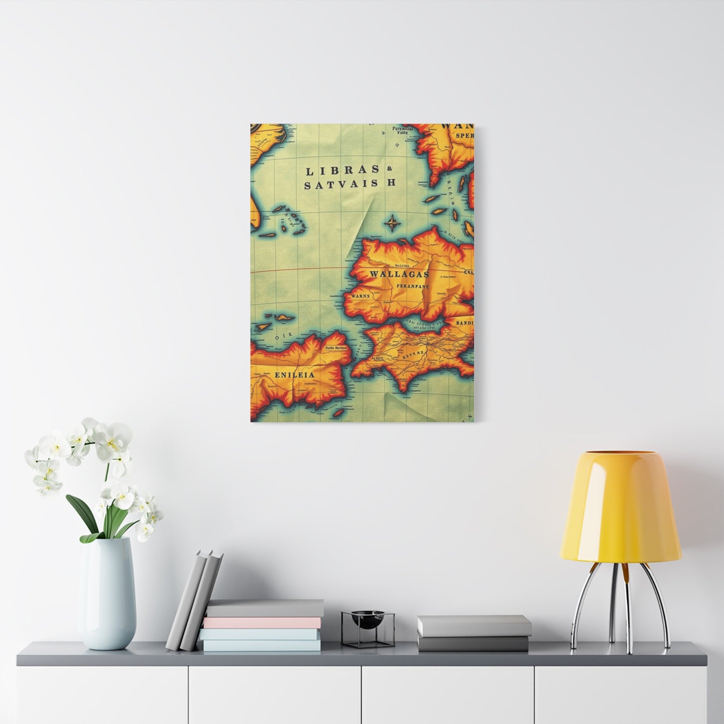 Antique Maps Art Refined Canvas Wall Art & Canvas Print