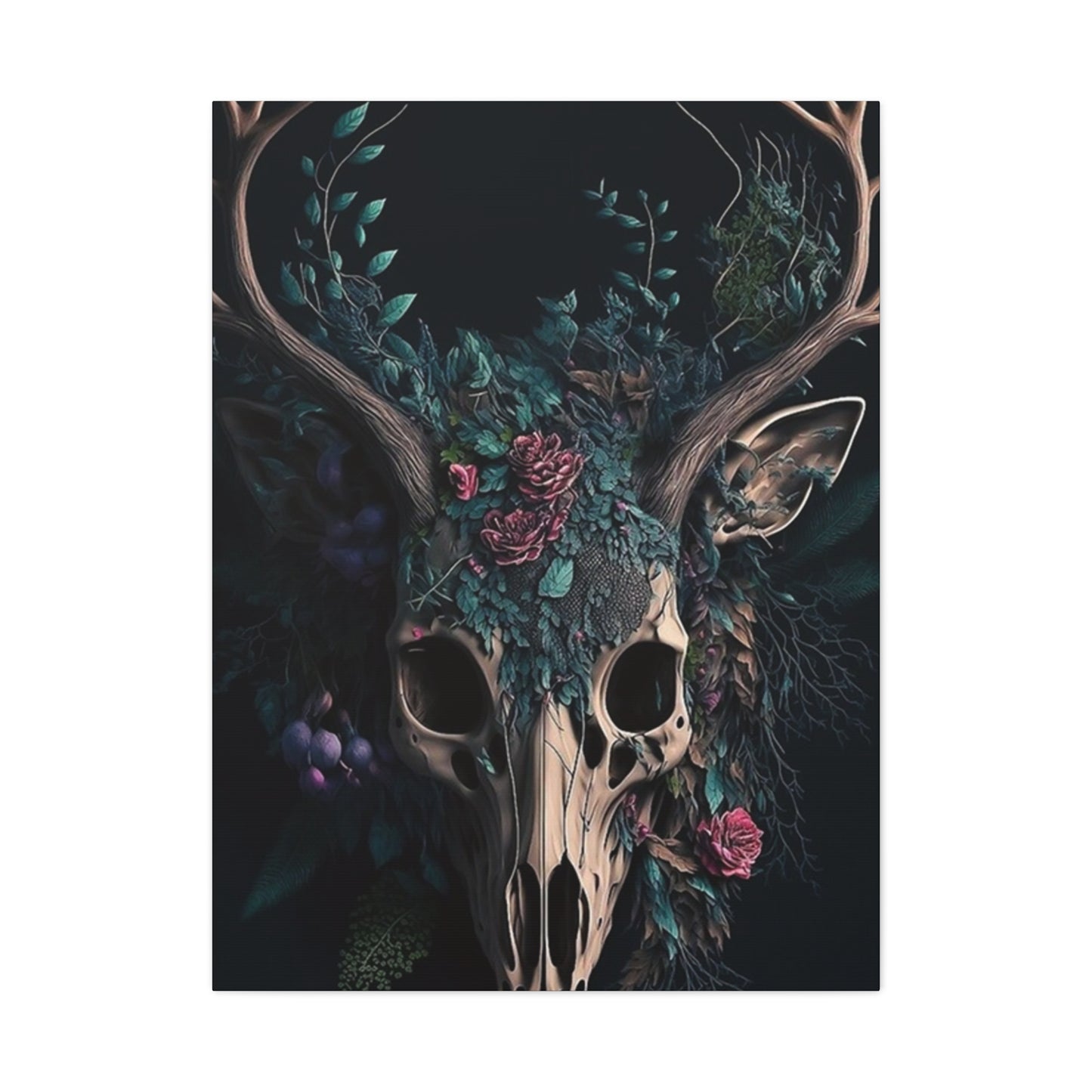 Reindeer Skull Poster Wall Art & Canvas Prints