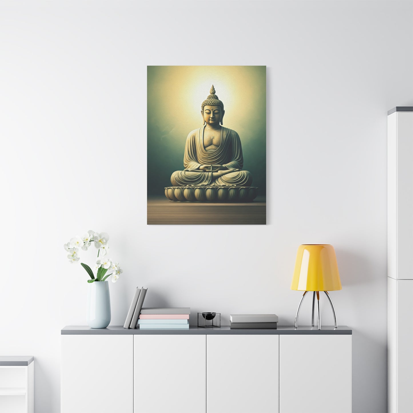 Radiant Harmony Buddha Meditation Wall Art & Canvas Prints
