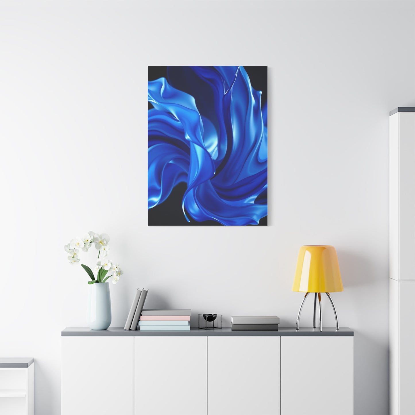 Masterpiece Blue Abstract Art Vision Wall Art & Canvas Print