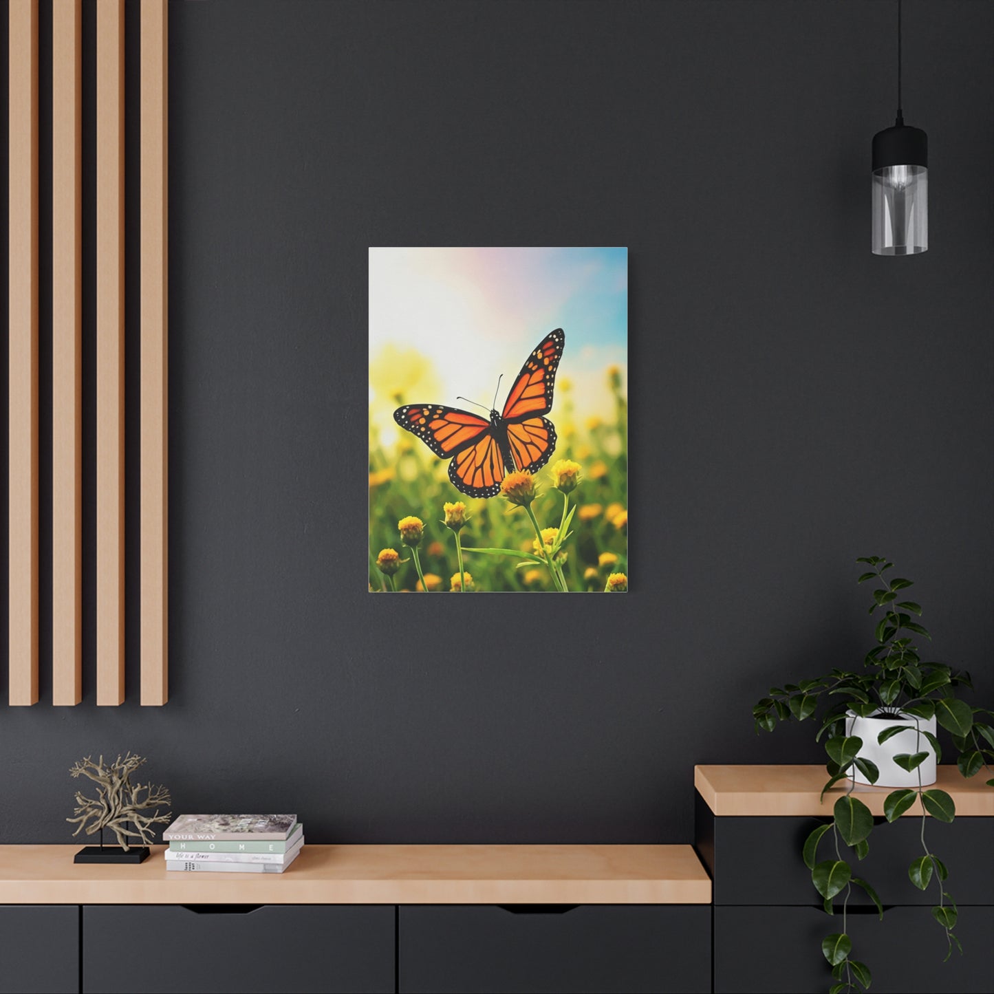Monarch Butterfly Meadow Flight Wall Art & Canvas Prints