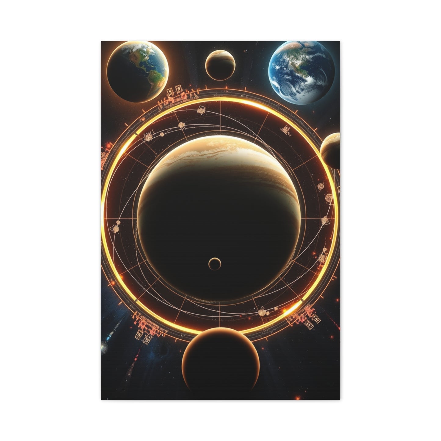 Masterpiece Solar System Wall Art Vision Wall Art & Canvas Print