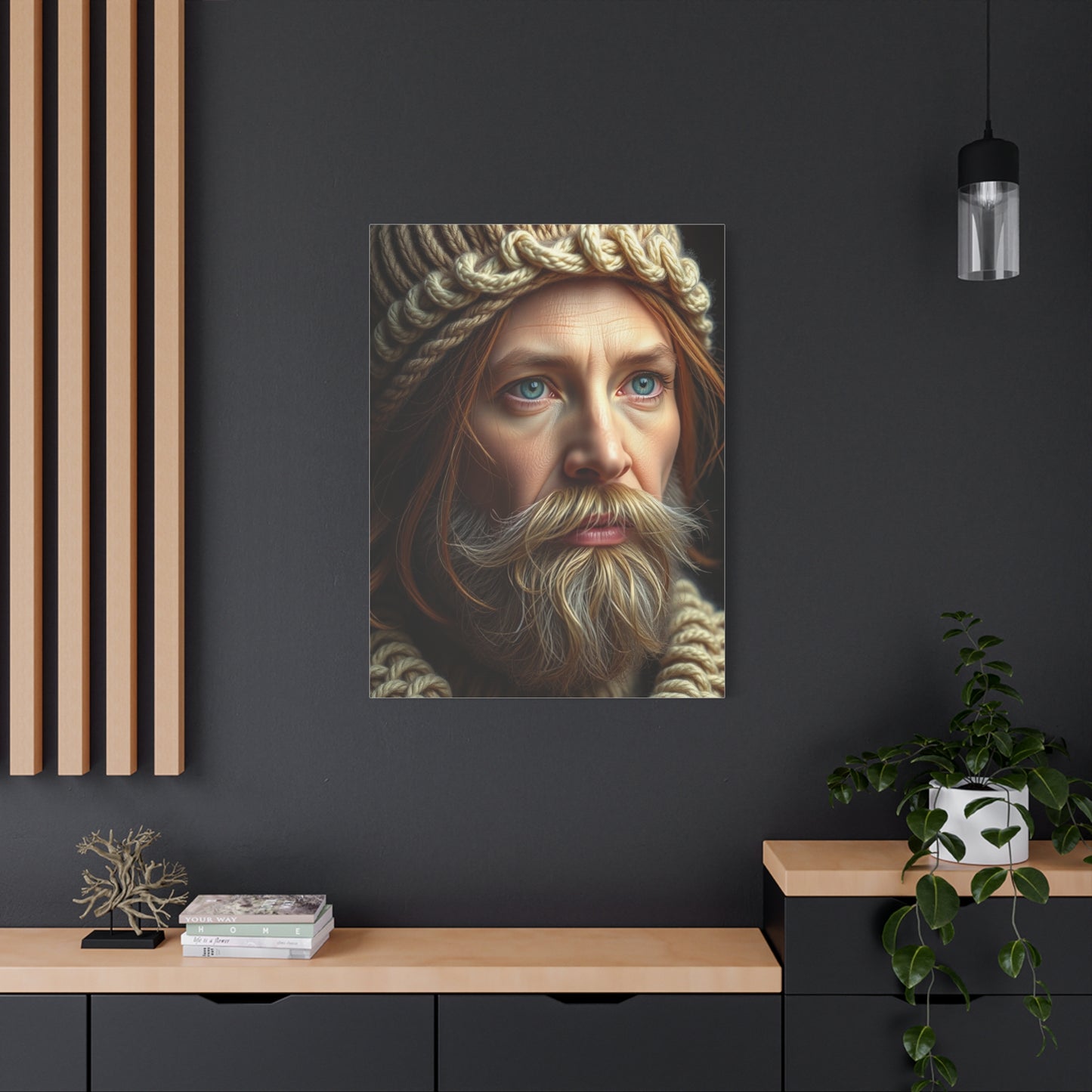 Vermilion Glow Canvas Wall Art & Canvas Print