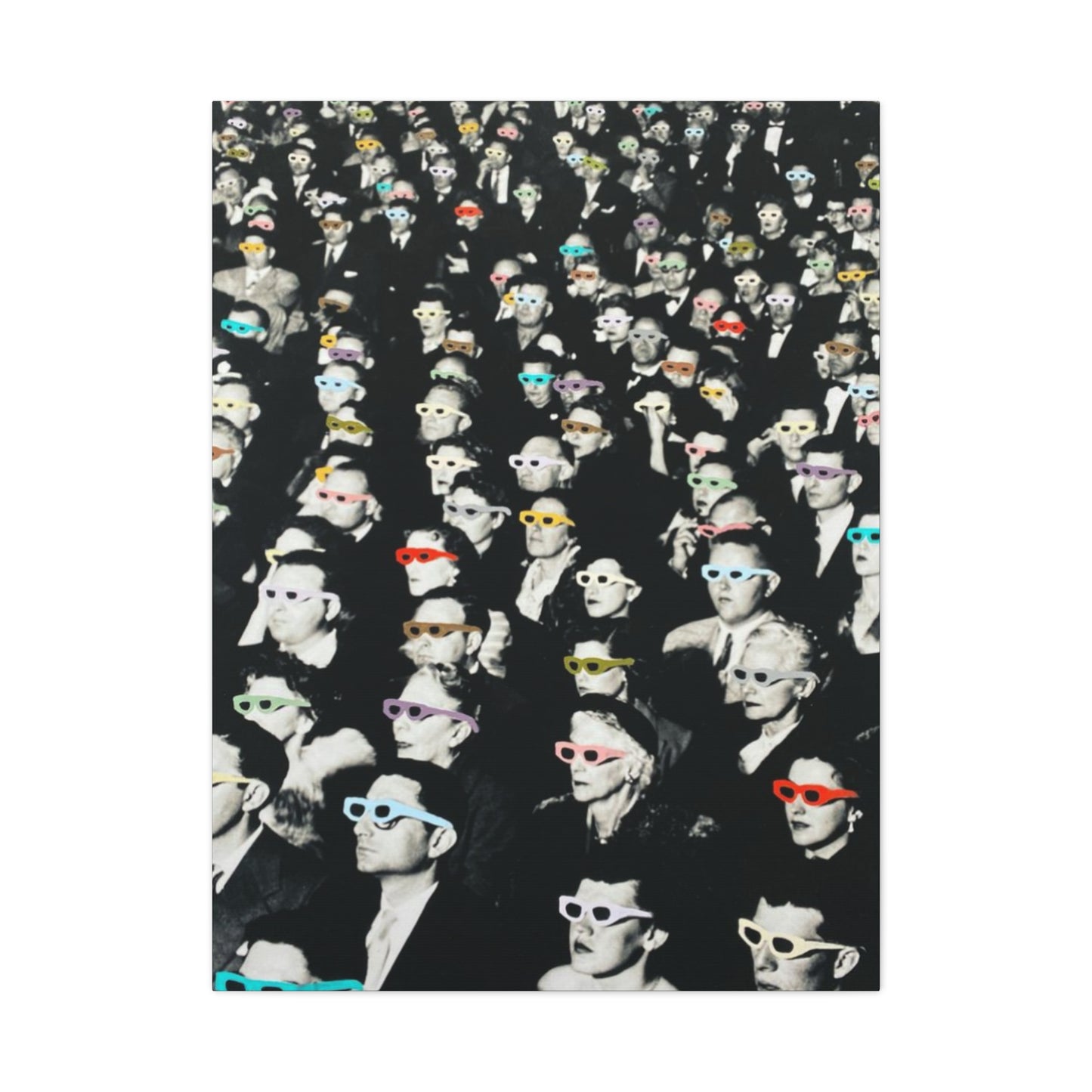 Man with Sunglasses Painting Mixed Media Wall Art & Canvas Prints