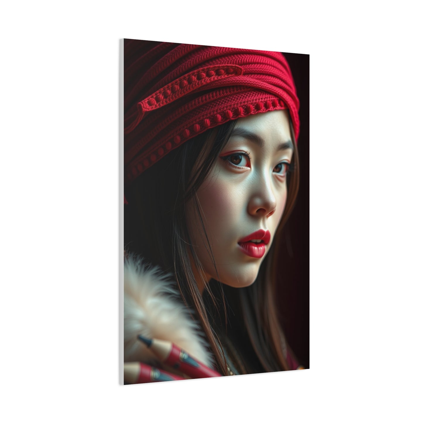 Vermilion Allure Artwork Wall Art & Canvas Print