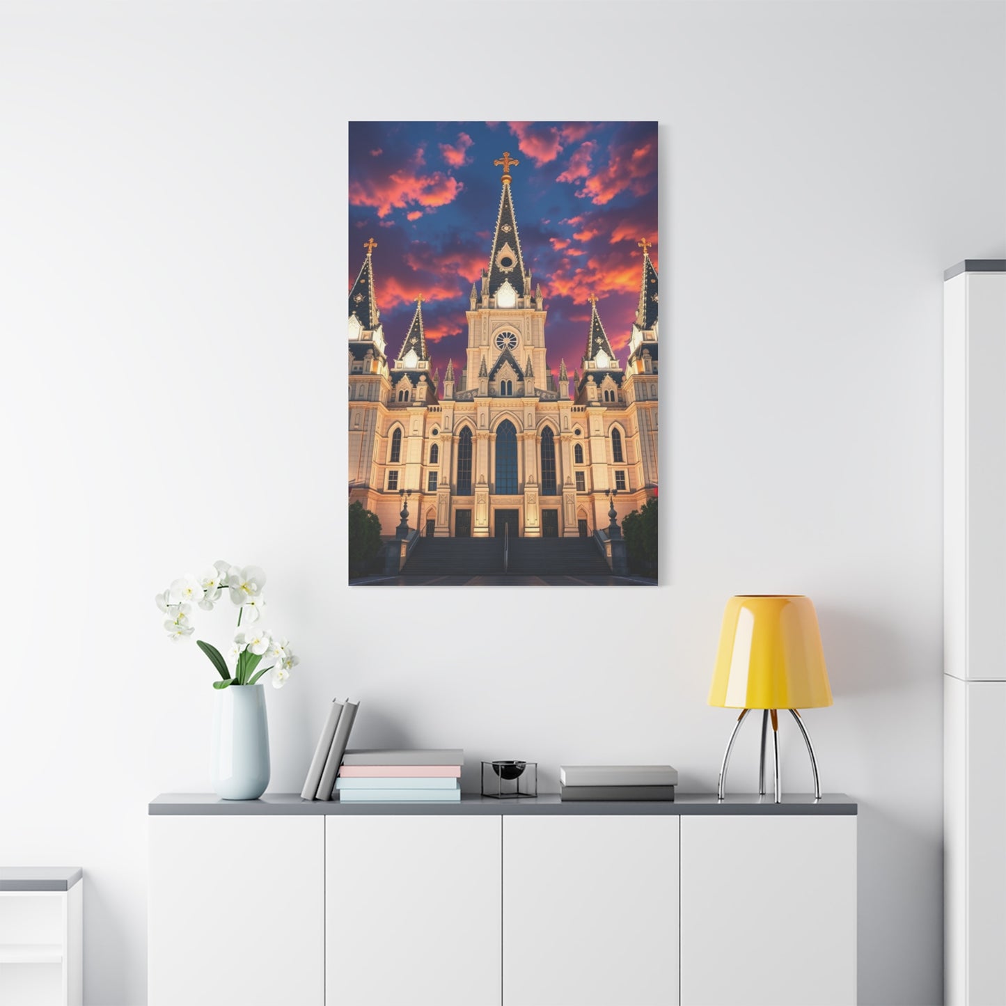The LDS Temple Art Luxury Canvas Wall Art & Canvas Print