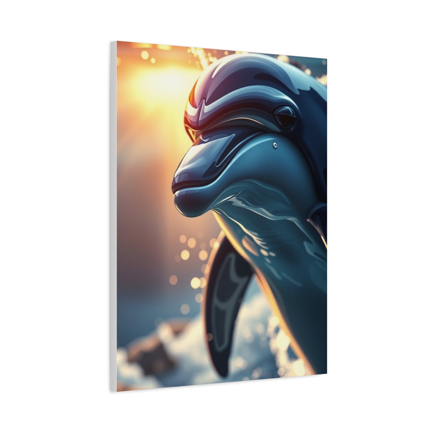 Vision Dolphin Art Art Wall Art & Canvas Print