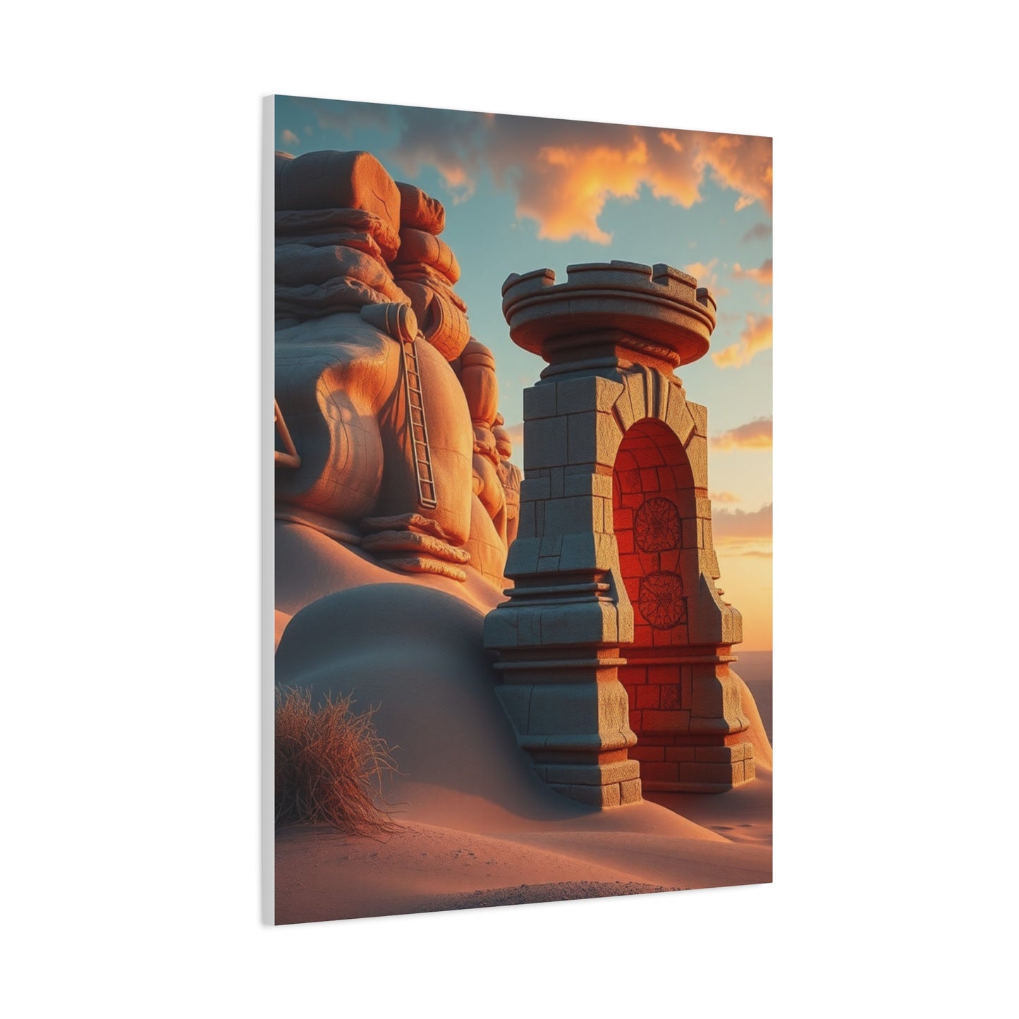 Starlit Dune Panorama Wall Art & Canvas Print