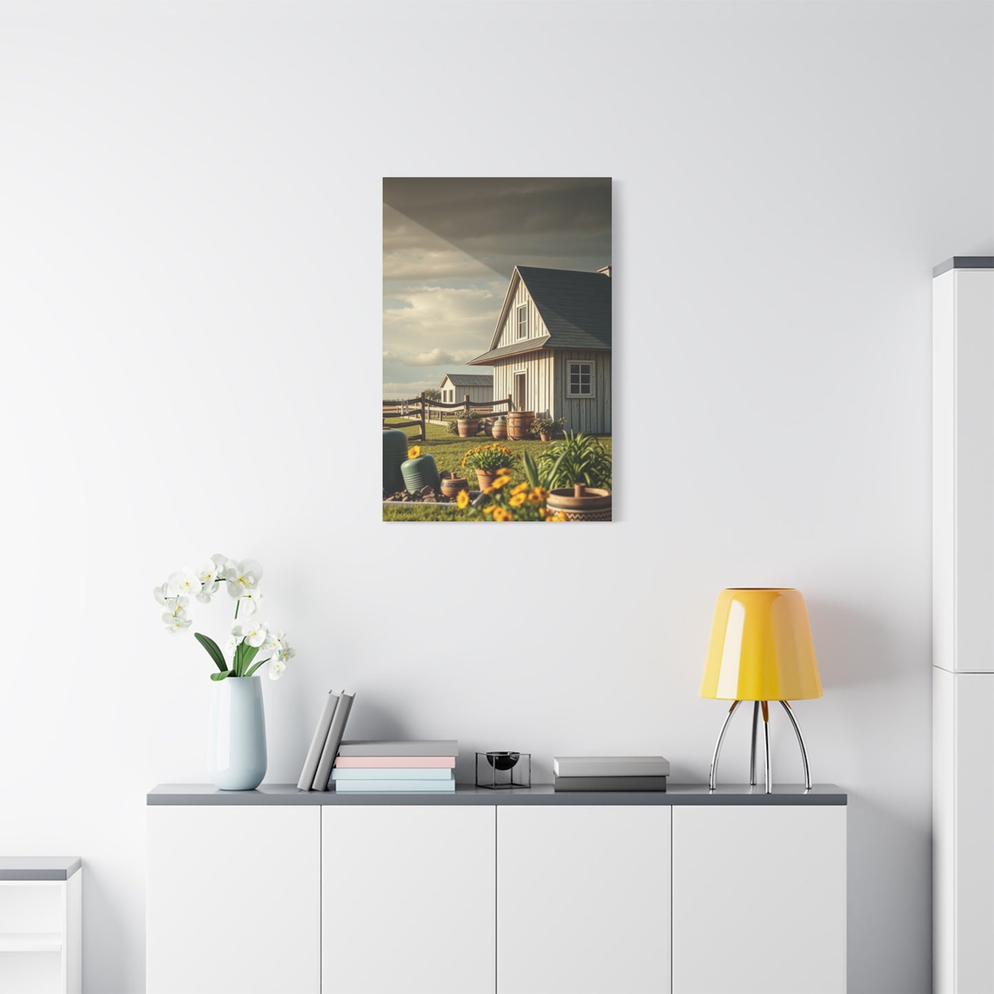 Tranquil Fields Luxe Canvas Wall Art & Canvas Print