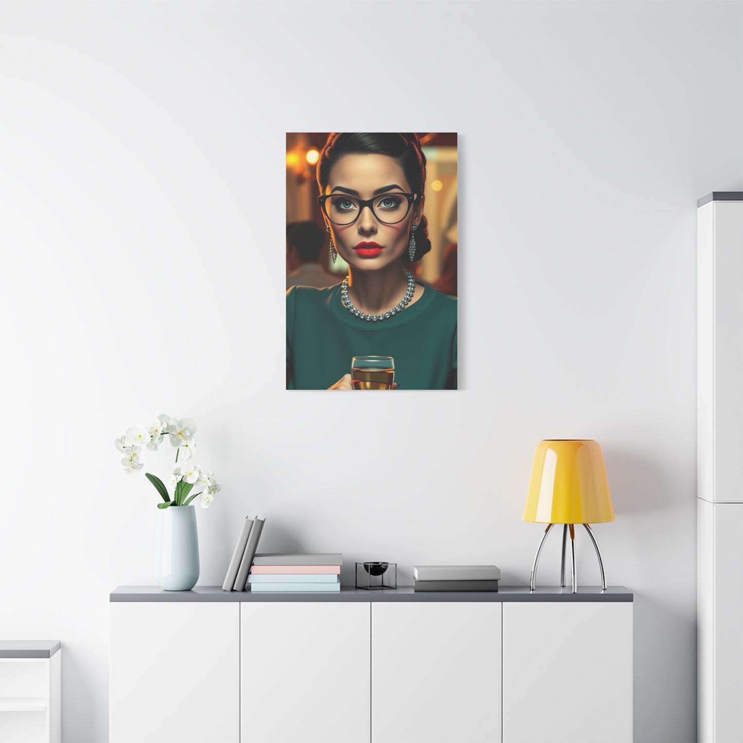 Breakfast At Tiffany’s Characters Art Refined Canvas Wall Art & Canvas Print