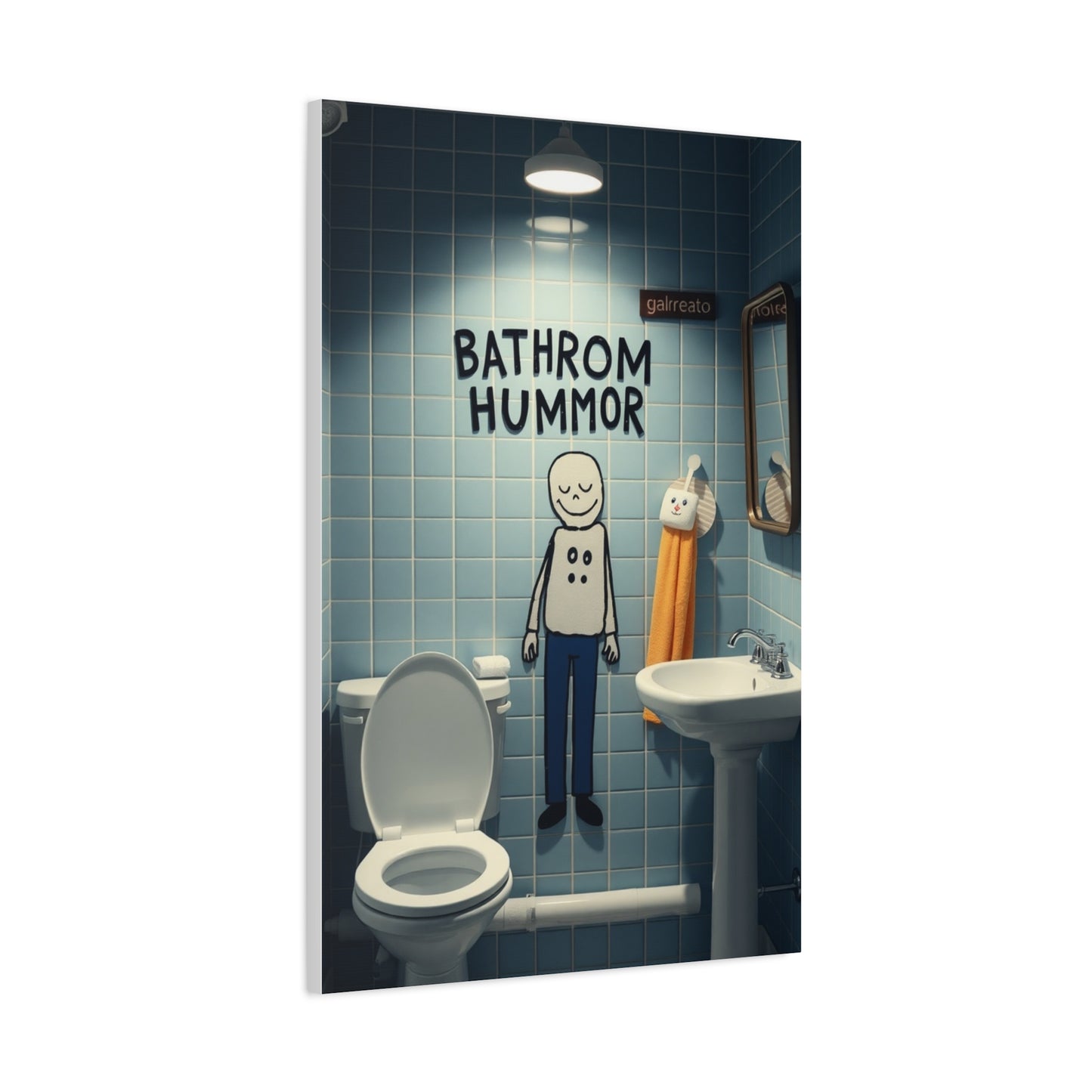 Collection Bathroom Humor Art Art Wall Art & Canvas Print