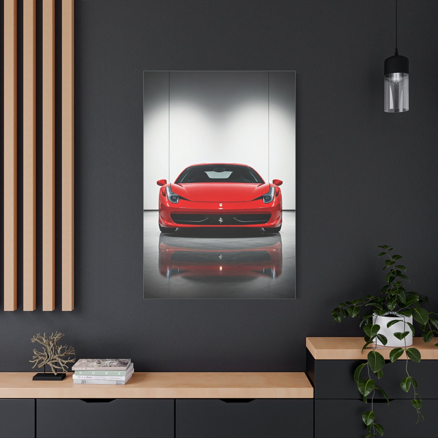 Ferrari 458 Italia Luxury Showroom Wall Art & Canvas Prints