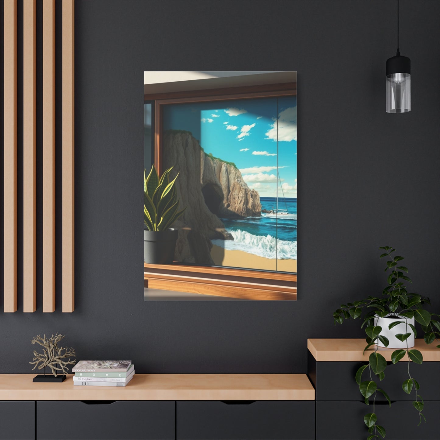 Azure Horizon Masterpiece Wall Art & Canvas Print